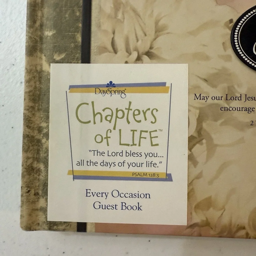 Christian Guest Book with Scriptures Every Occasion‎ New